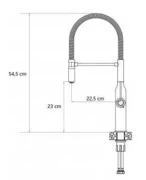 Kuhinjska armatura Quadron Marilyn - črna 3