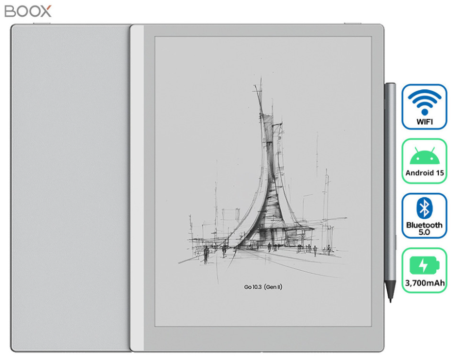  E-bralnik BOOX Go 10.3 Gen II - bel 1