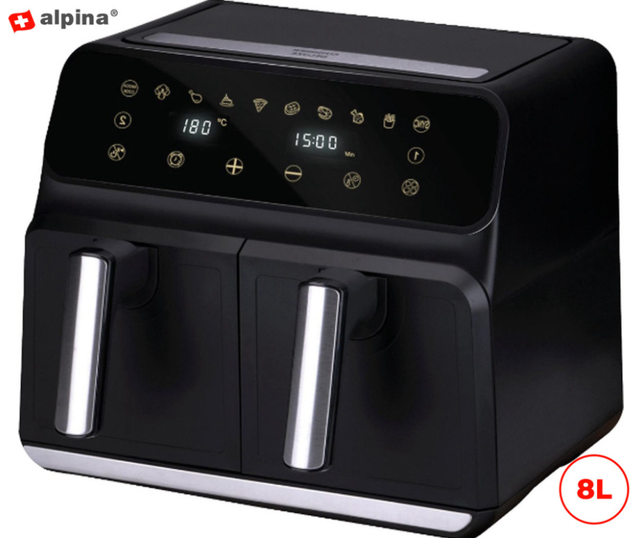 Cvrtnik/friteza na vroč zrak Alpina Double XXL 1
