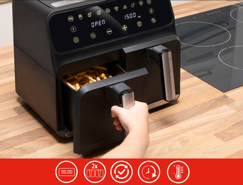 Cvrtnik/friteza na vroč zrak Alpina Double XXL 2