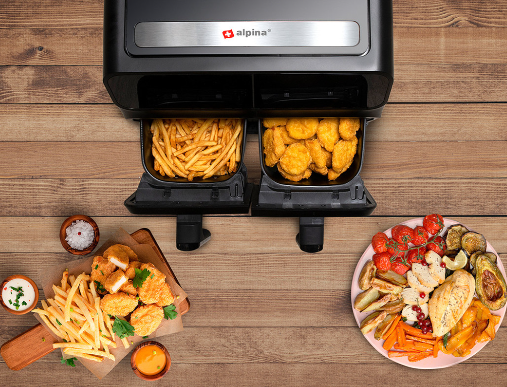 Cvrtnik/friteza na vroč zrak Alpina Double XXL 3