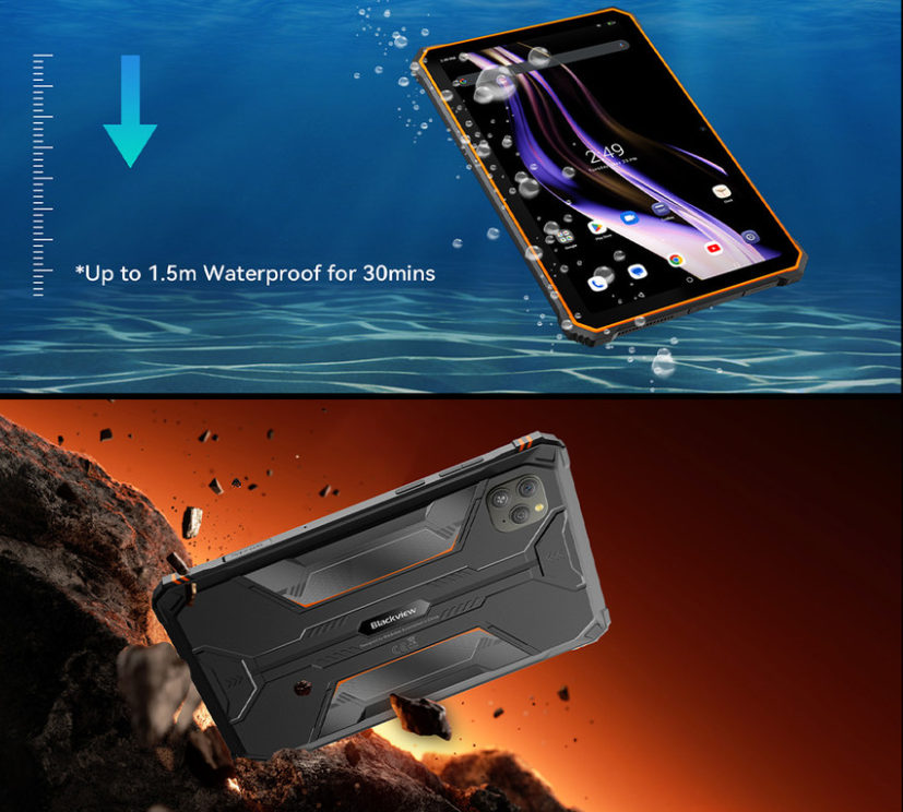 Tablični računalnik Blackview ACTIVE 5 - oranžen 2