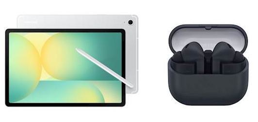 Tablični računalnik Samsung Galaxy TAB S10 FE WIFI 128GB - srebrn + Buds3 FE 1