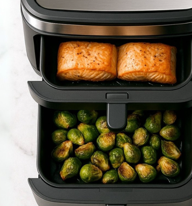 Cvrtnik/friteza na vroč zrak Alpina Double XXL - 11L 2