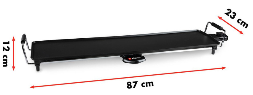 Električna žar plošča AlpinaTeppanyaki Grill XXL  4