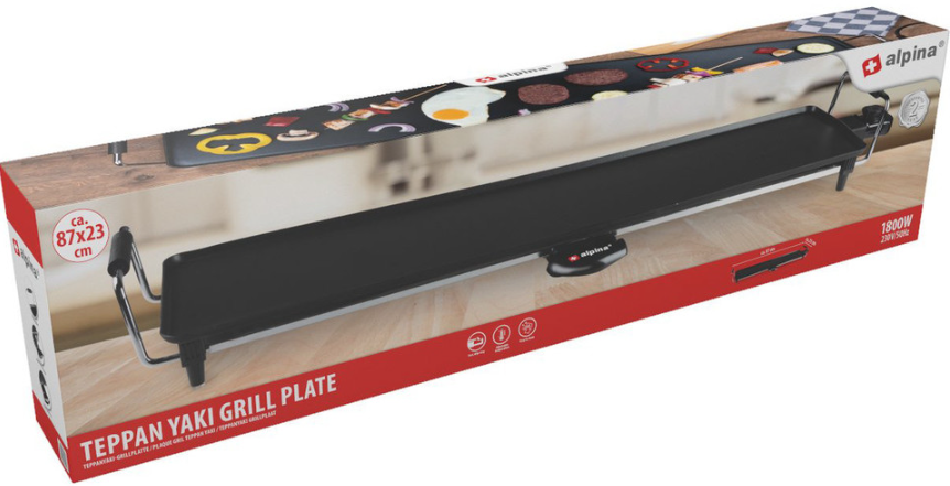 Električna žar plošča AlpinaTeppanyaki Grill XXL  5