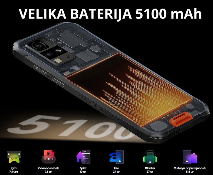 Pametni robustni telefon Blackview BV4800 SE 2