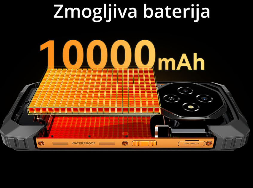 Pametni robustni telefon Blackview Fort 1 - oranžen 2