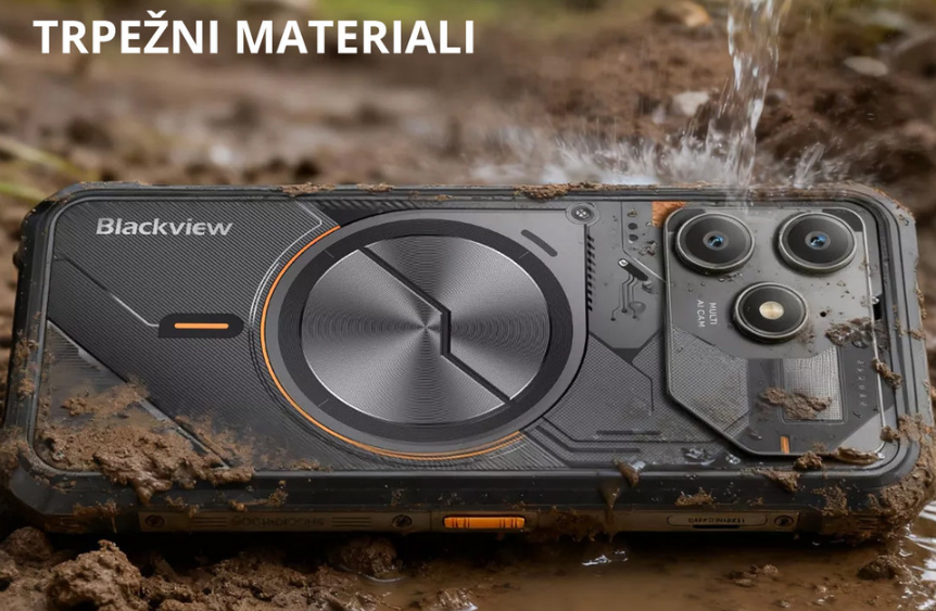 Pametni robustni telefon Blackview Fort 100 -  črn 3