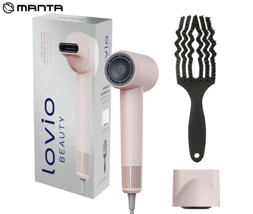 Sušilnik las Manta Lovio LVHD001 - roza 1