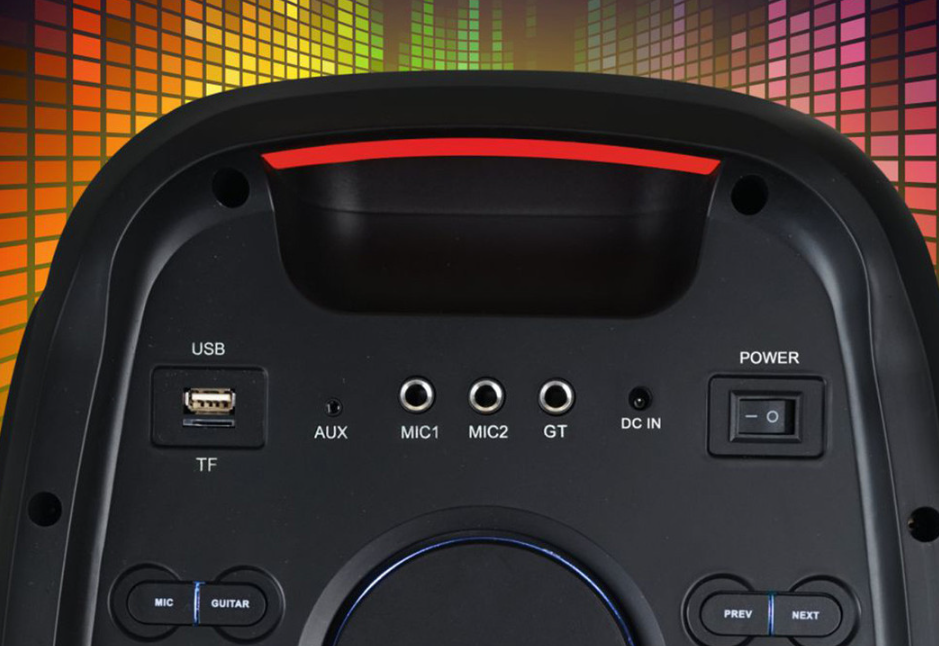 Prenosni karaoke zvočnik Manta SPK0802B120 ATTIS 9