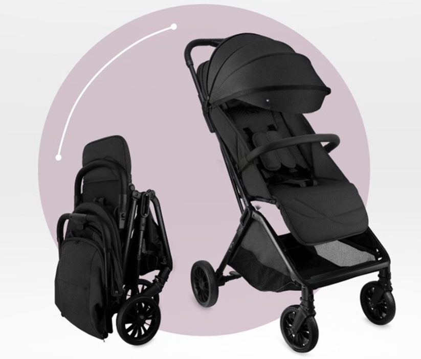 Otroški voziček MoMi ANDREA - črn 3