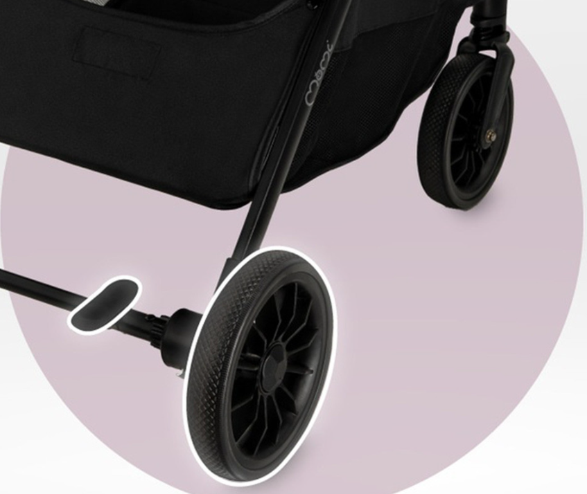 Otroški voziček MoMi ANDREA - črn 4