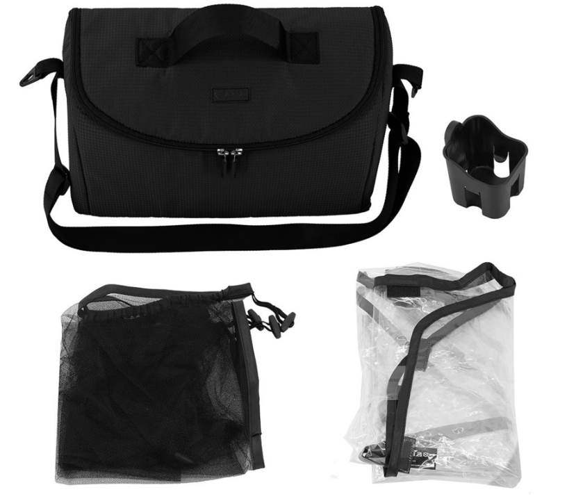 Otroški voziček MoMi CLARA - črn 4