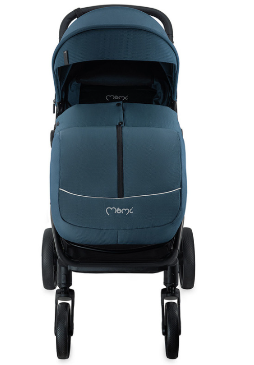 Otroški voziček MoMi CLARA - črno-moder 4