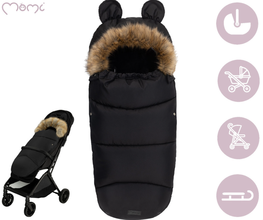 Spalna vreča MoMi COZY - črna 1