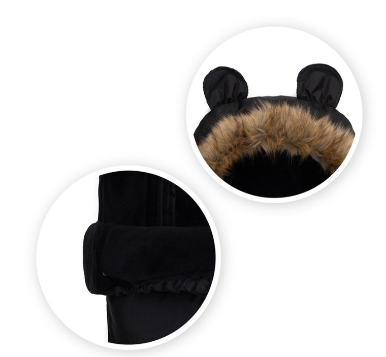 Spalna vreča MoMi COZY - črna 3