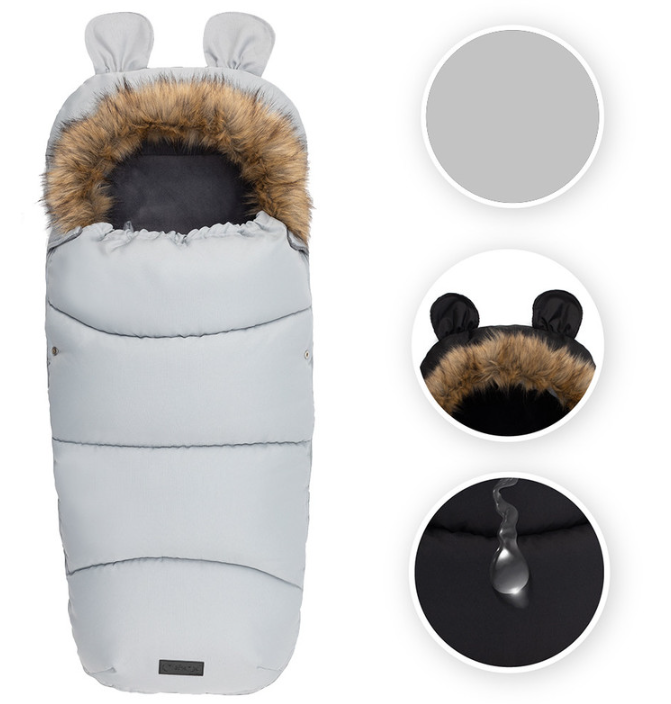 Spalna vreča MoMi COZY - siva 3