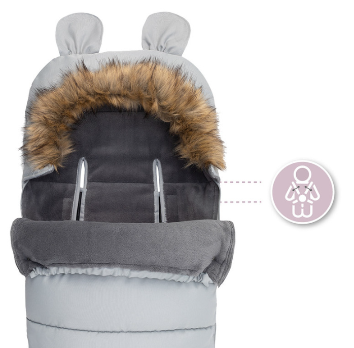 Spalna vreča MoMi COZY - siva 4