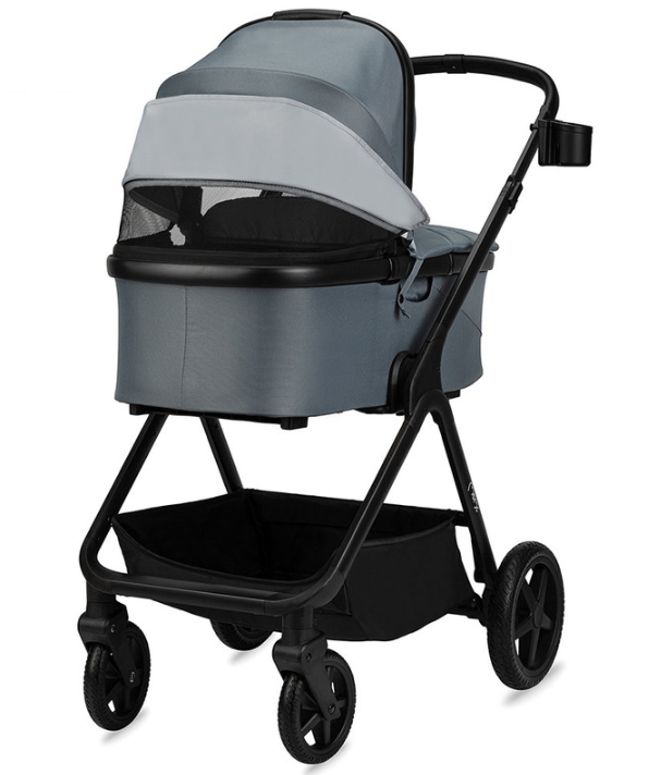 Otroški voziček MoMi GISELLE 2v1 -  siv 2