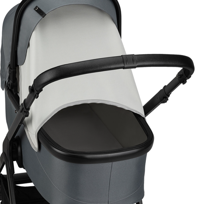 Otroški voziček MoMi GISELLE 2v1 -  siv 4