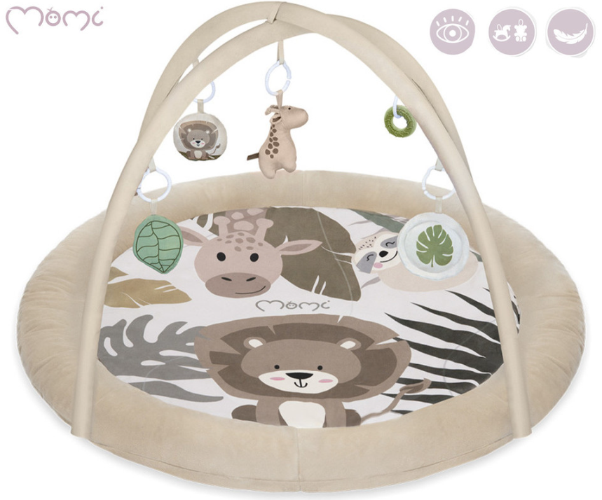 Otroška igralna podloga MoMi LUANI - večbarvna 1