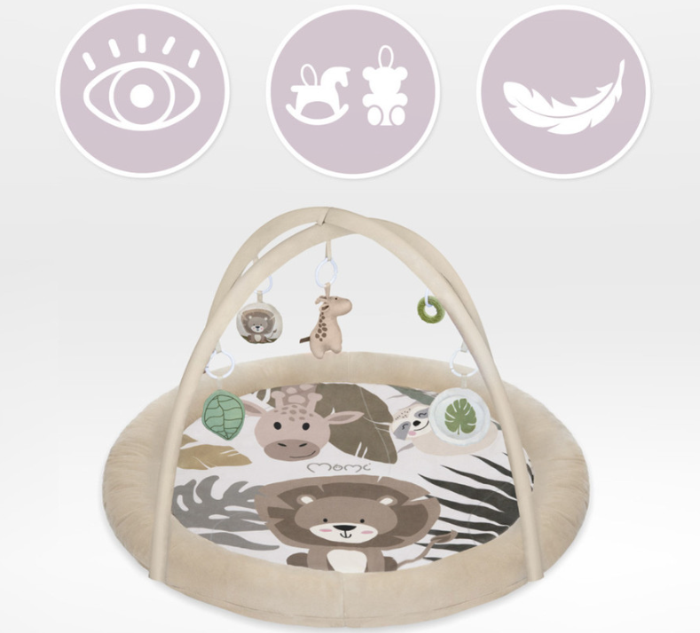 Otroška igralna podloga MoMi LUANI - večbarvna 2