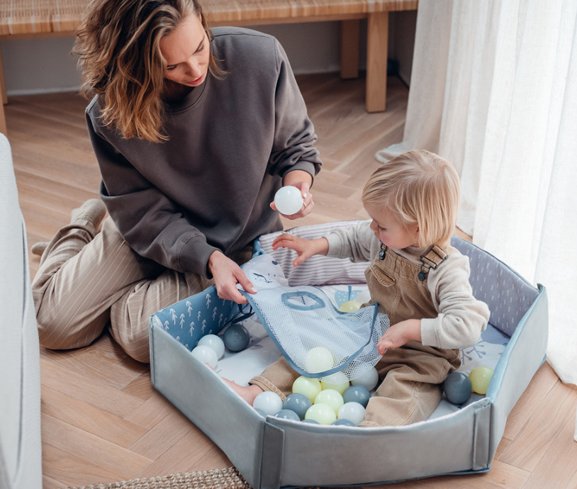 Otroška igralna podloga MoMi PASTEL 2v1 - pastelne barve 2