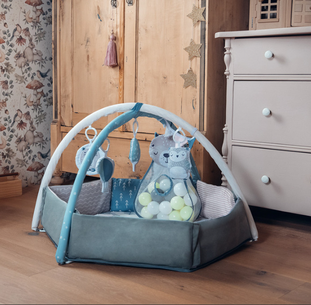 Otroška igralna podloga MoMi PASTEL 2v1 - pastelne barve 4