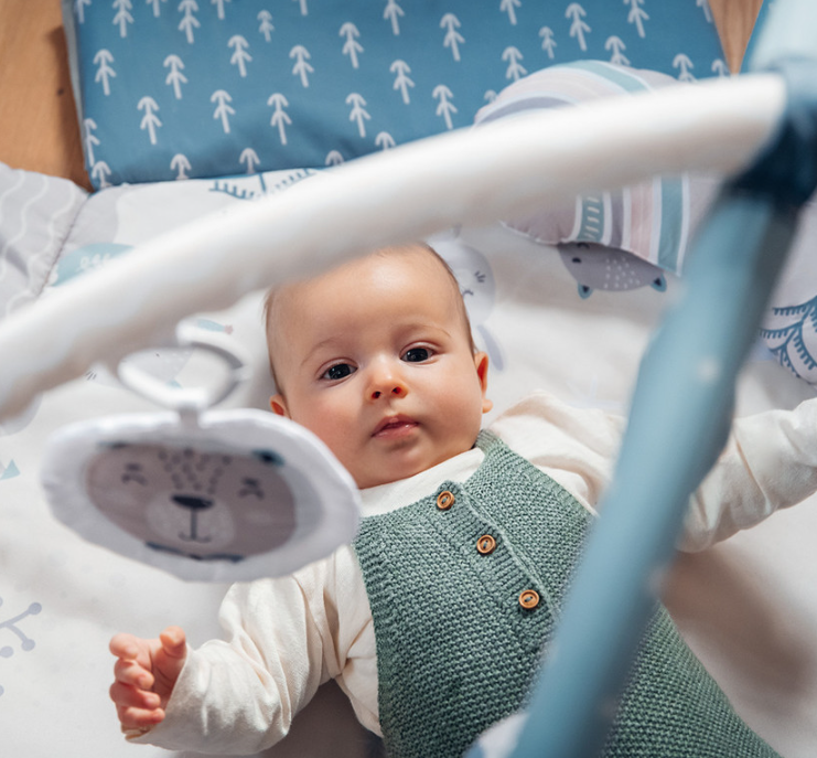 Otroška igralna podloga MoMi PASTEL 2v1 - pastelne barve 5