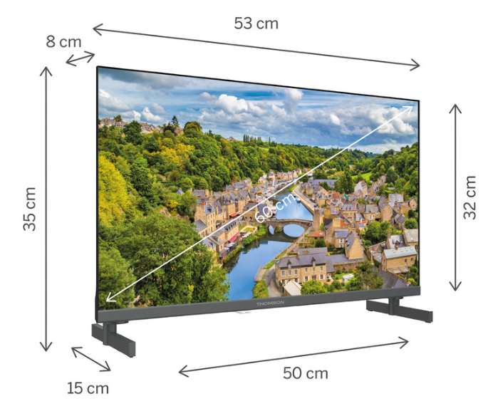 Televizor Thomson 24HQG3S15CW QLED 2