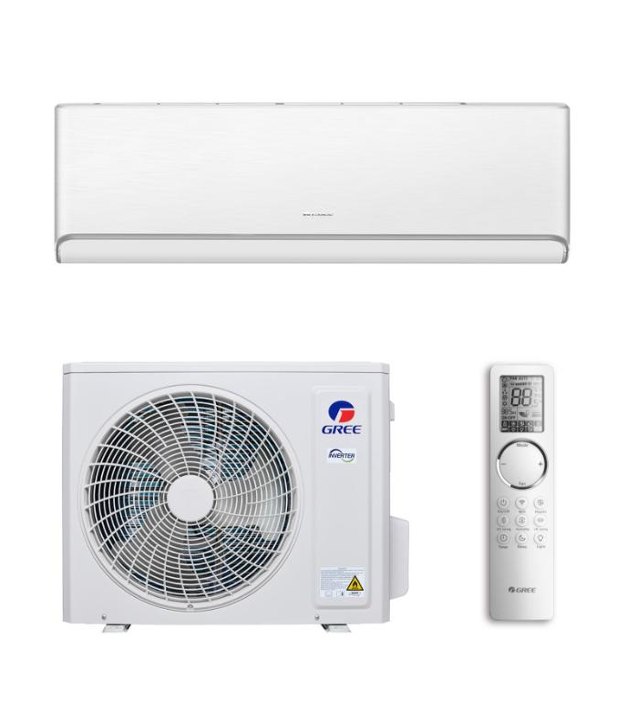 Klimatska naprava Gree Airy Nordic 2,7 kW (GWH09AVDXE-K6DNA1) + osnovna montaža 2