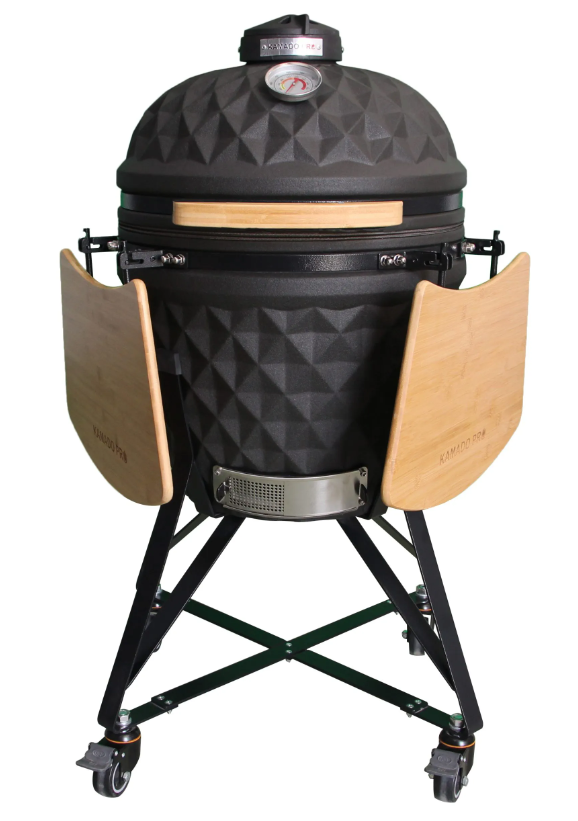 Keramični žar Kamado Pro 21″ Diamond - črn 1