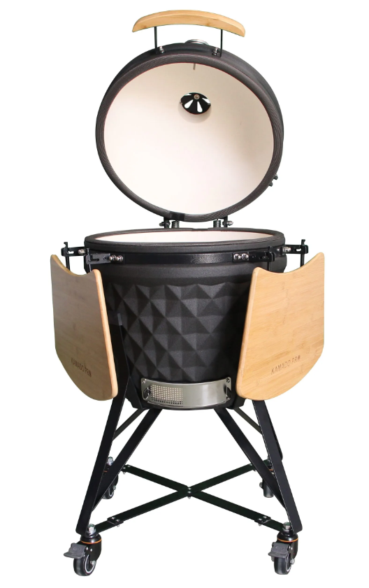 Keramični žar Kamado Pro 21″ Diamond - črn 2
