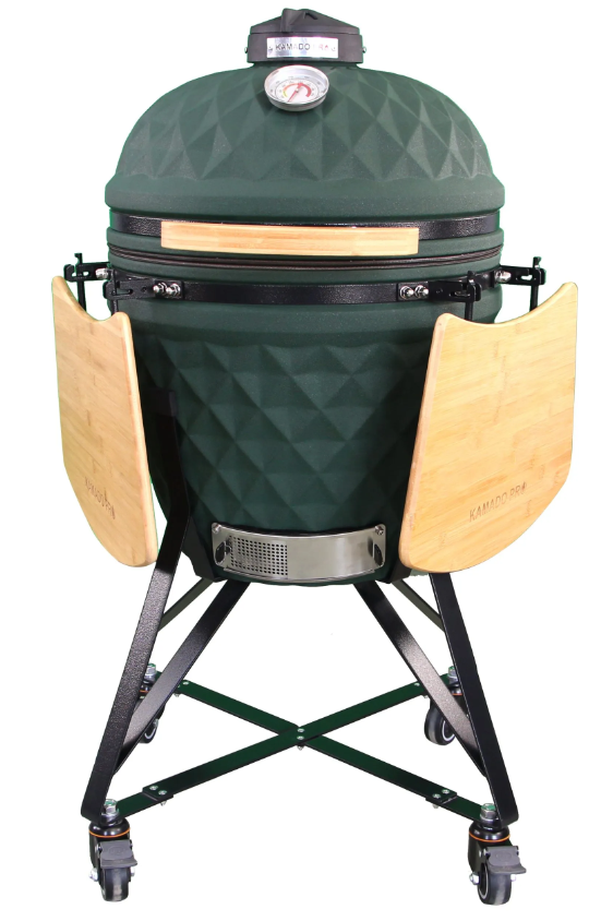 Keramični žar Kamado Pro 21″ Diamond - temno zelena 1