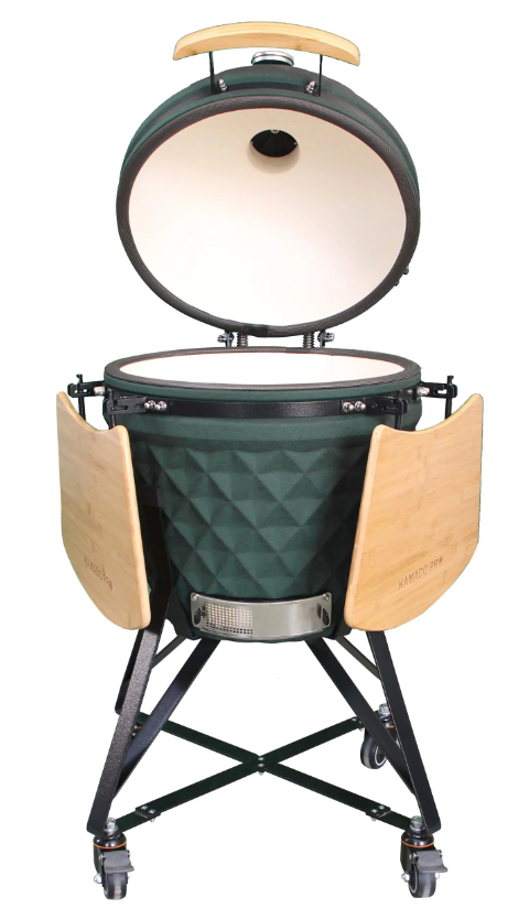 Keramični žar Kamado Pro 21″ Diamond - temno zelena 2