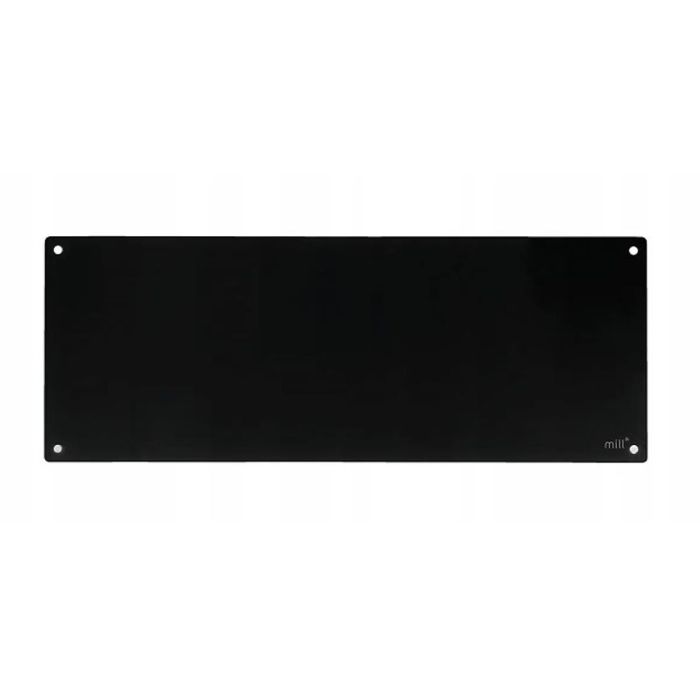 Panelni konvekcijski radiator Mill 1200W GL1200WIFI3B črno steklo 1