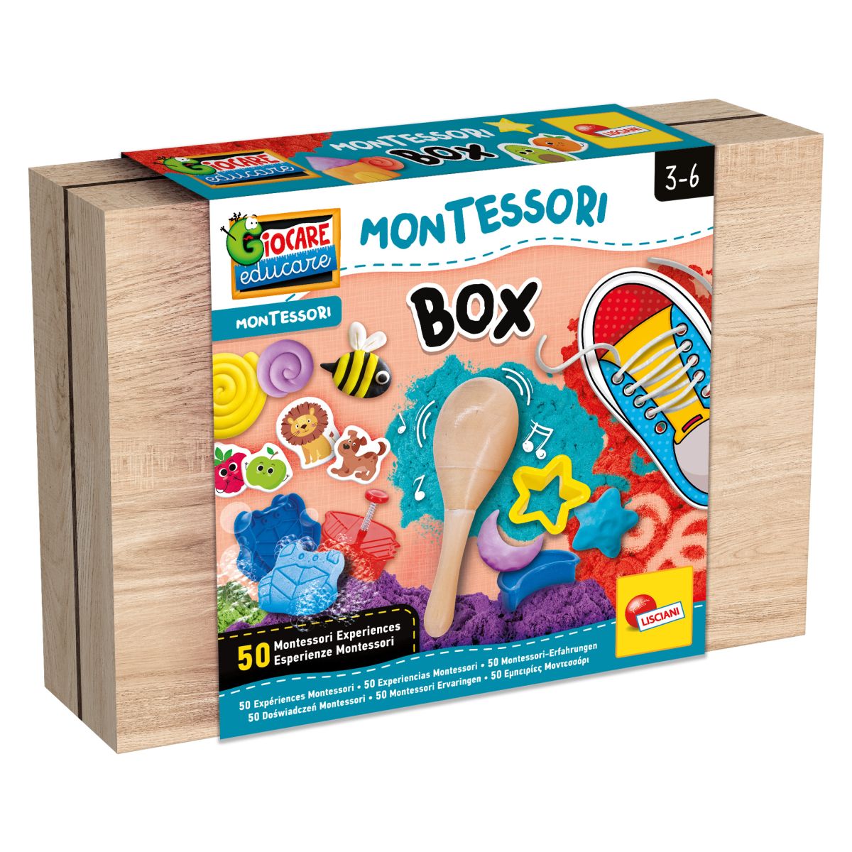 Poučne igre Lisciani Montessori wood 1