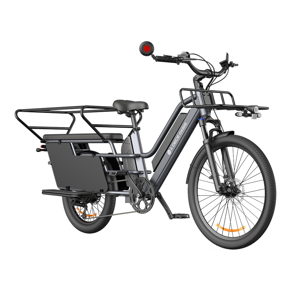 Tovorno električno kolo A Dece Oasis 261T - sivo 1