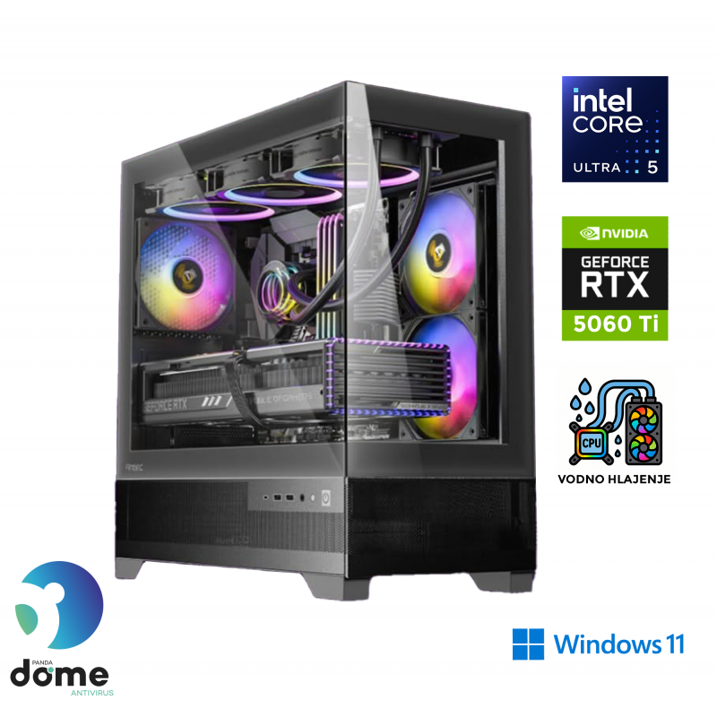 Računalnik Anni Gamer Advanced Ultra 5 225F / RTX 5060 Ti / 32 GB / 2 TB / W11H 1