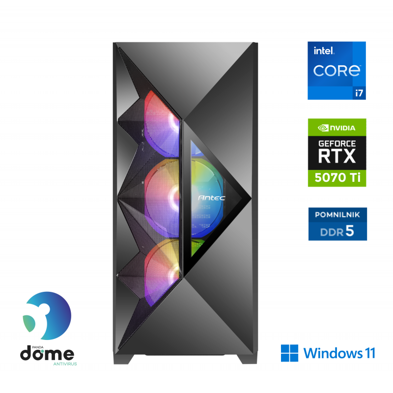 Računalnik ANNI Gamer Extreme i7-14700F / RTX 5070 Ti / 32 GB / 2 TB / W11H 1